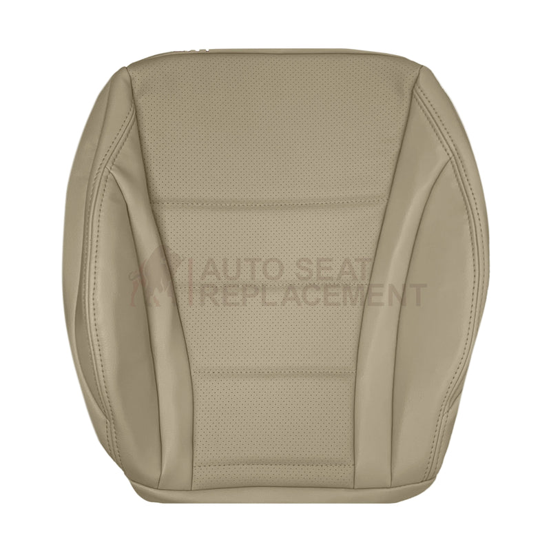 2016 - 2022 Mercedes Benz GLC Class C250, C300,C350 Driver OR Passenger Bottom Synthetic Leather Seat Cover in Light Tan - Auto Seat Replacement