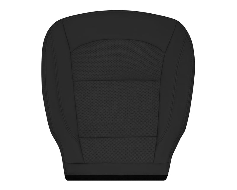 2017_2018_2019_Ford_Explorer XLT SUV Leather Seat Cover Black