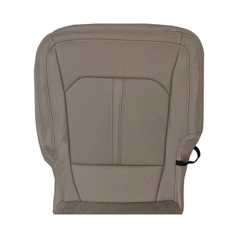 2018-2021 Ford Expedition Limited gray perforated leather replacement seat cover for automotive upholstery repair