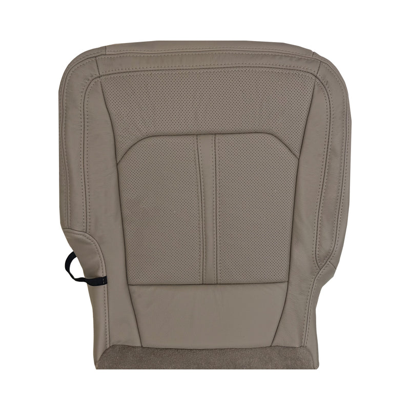 2018-2021 Ford Expedition Limited Replacement Genuine Leather /Syn. Leather Seat Cover: Gray Perforated - Auto Seat Replacement