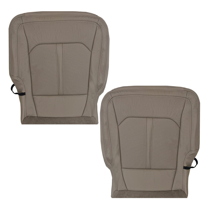 2018 2021 Ford Expedition Limited gray perforated automotive seat upholstery replacement.