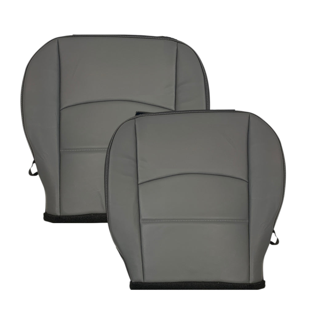 2019-2024 For Dodge Ram 1500 2500 3500 4500 5500 ST Driver or Passenger Bottom Leatherette (Synthetic Leather) Seat Cover In Diesel Gray