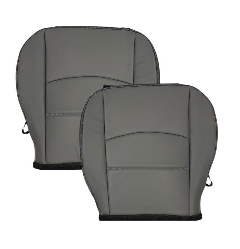 2019-2024 For Dodge Ram 1500 2500 3500 4500 5500 ST Driver or Passenger Bottom Leatherette (Synthetic Leather) Seat Cover In Diesel Gray