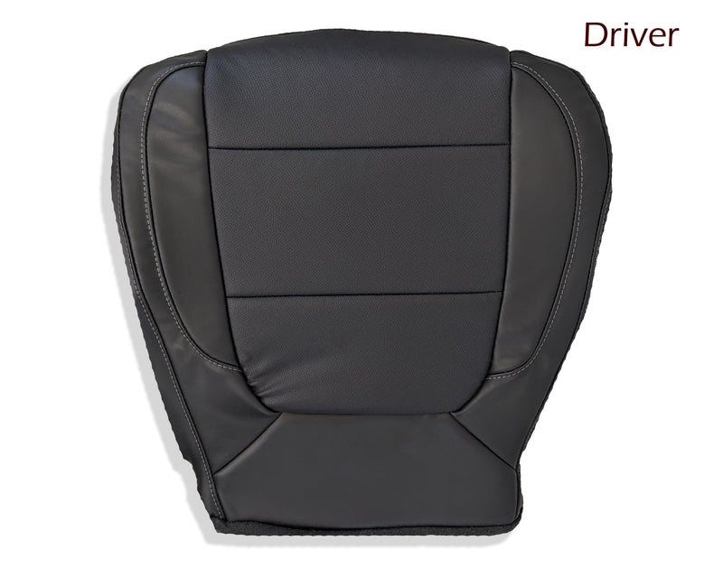 2019-2021 Chevy Silverado & GMC Sierra Perforated Leather Seat Cover Replacement in Black