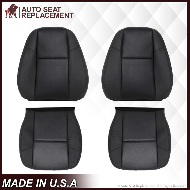 2009-2014 Chevy Tahoe Suburban Perforated Seat Cover in Black: Choose From Variation - Auto Seat Replacement