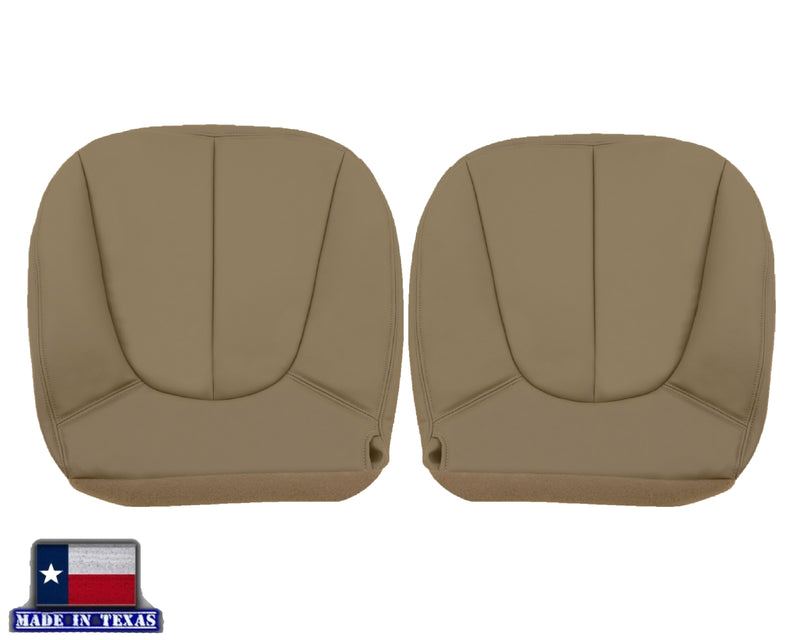 1997 1998 1999 2001 2002 Ford Expedition XLT Eddie Bauer LEATHER Seat Cover Tan - Auto Seat Replacement