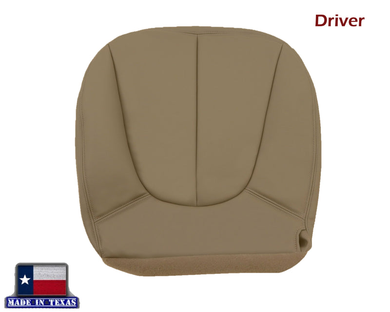 1997 1998 1999 2001 2002 Ford Expedition XLT Eddie Bauer LEATHER Seat Cover Tan - Auto Seat Replacement