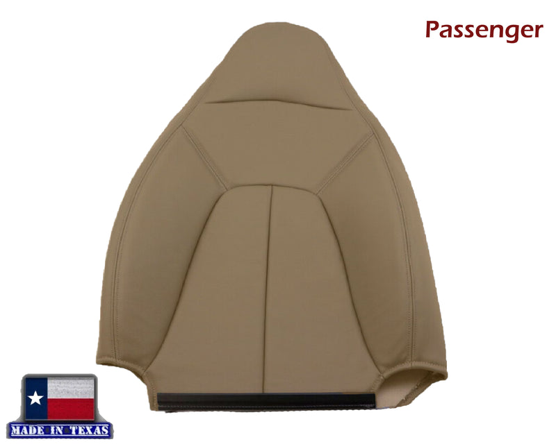 1997 1998 1999 2001 2002 Ford Expedition XLT Eddie Bauer LEATHER Seat Cover Tan - Auto Seat Replacement