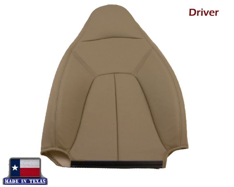1997 1998 1999 2001 2002 Ford Expedition XLT Eddie Bauer LEATHER Seat Cover Tan - Auto Seat Replacement