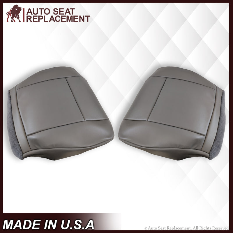 2009-2014 Ford E350 E450 E550 Econoline Van SOLID Bottom Cushion Foam & Seat Cover In Gray : Choose From Variations - Auto Seat Replacement