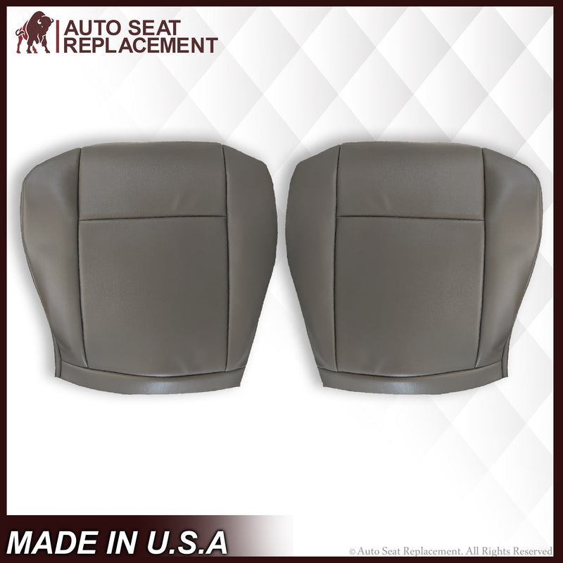 2009-2014 Ford E350 E450 E550 Econoline Van SOLID Bottom Cushion Foam & Seat Cover In Gray : Choose From Variations - Auto Seat Replacement