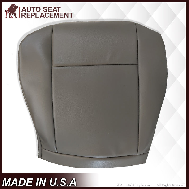 2009-2014 Ford E350 E450 E550 Econoline Van SOLID Bottom Cushion Foam & Seat Cover In Gray : Choose From Variations - Auto Seat Replacement
