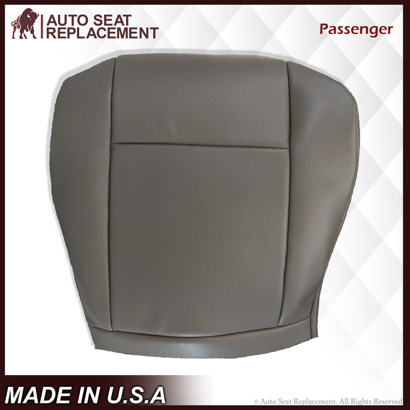 2009-2014 Ford E350 E450 E550 Econoline Van SOLID Bottom Cushion Foam & Seat Cover In Gray : Choose From Variations - Auto Seat Replacement