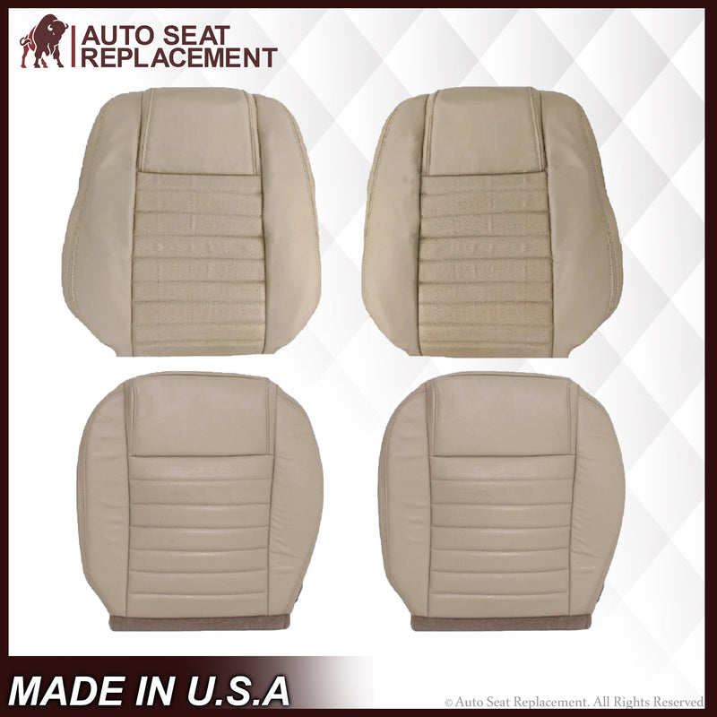 2005 2006 2007 2008 2009 Ford Mustang GT V8 Convertible in Medium Parchment Tan - Auto Seat Replacement