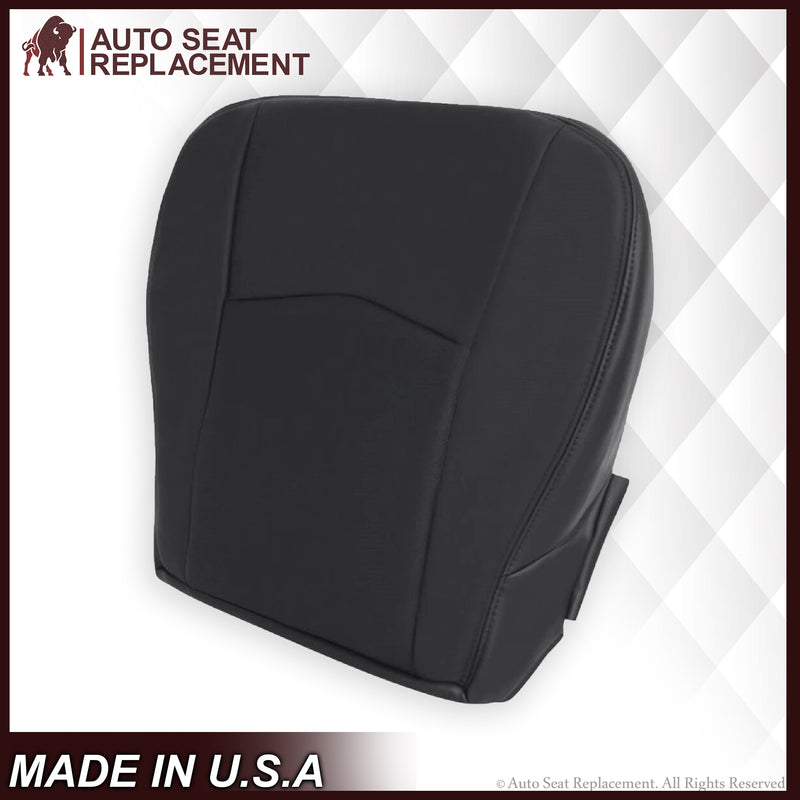 2004-2009 Cadillac SRX Perforated Seat Cover in Genuine Leather Ebony Black: Choose From Variation - Auto Seat Replacement
