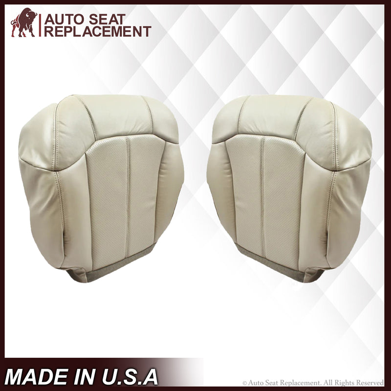 2002 Cadillac Escalade Perforated Seat Cover in Tan: Choose From Variations - Auto Seat Replacement