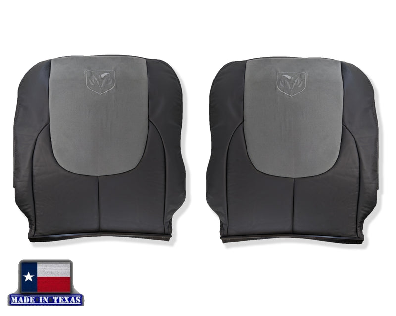 2004 2005 Dodge Ram 1500 2500 3500 Laramie SINGLE CAB WORK TRUCK  Replacement Seat Covers In Dark Slate "Dark Gray" - Auto Seat Replacement