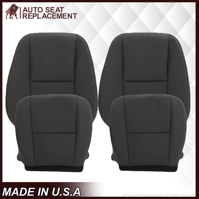 2009-2014 GMC Sierra/Yukon Cloth Seat Cover In Black: Choose From Variation - Auto Seat Replacement