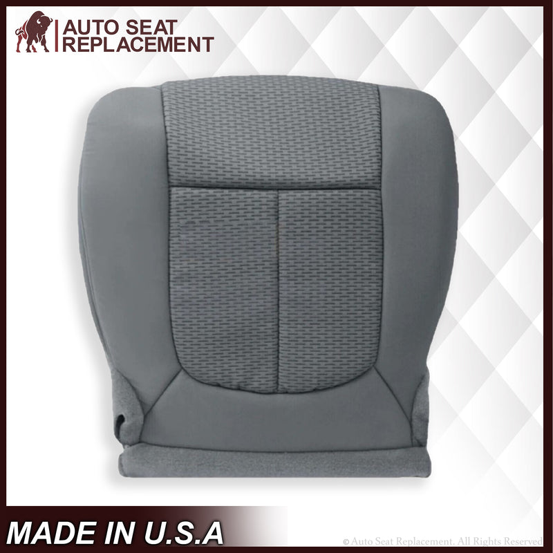 2011 - 2016 Ford F250 F350 XLT Super Duty Gray Cloth Replacement Front Seat Covers - Auto Seat Replacement