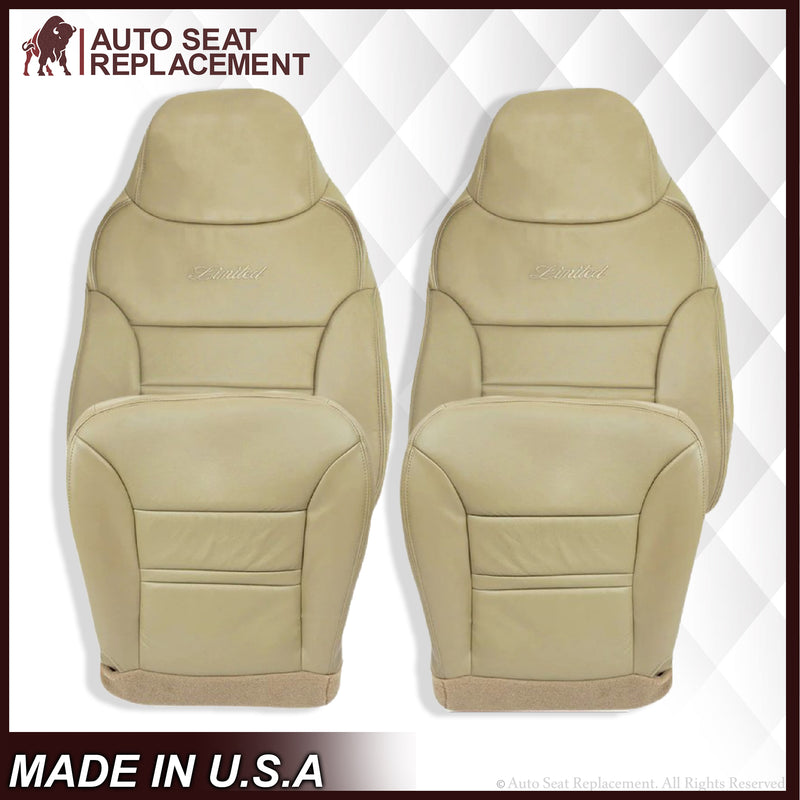 2000-2001 Ford Excursion Seat Cover in Tan: Choose From Variation - Auto Seat Replacement