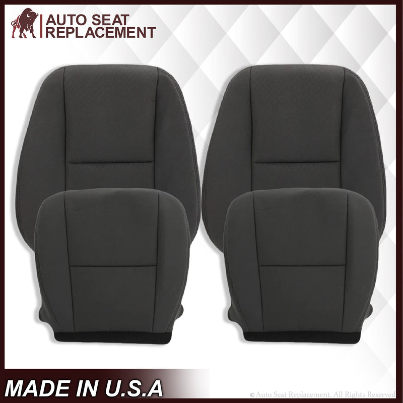 2009-2014 Chevy Silverado Avalanche Cloth Seat Cover In Black: Choose From Variation - Auto Seat Replacement
