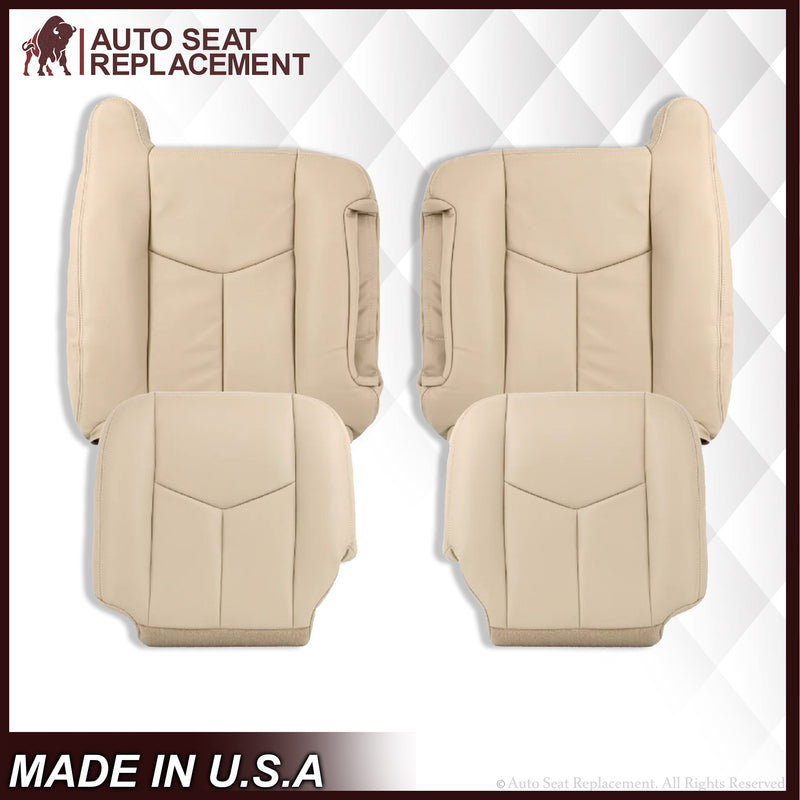 2003-2006 Chevy Tahoe/Suburban Seat Cover in Light Tan: Choose From Variation - Auto Seat Replacement