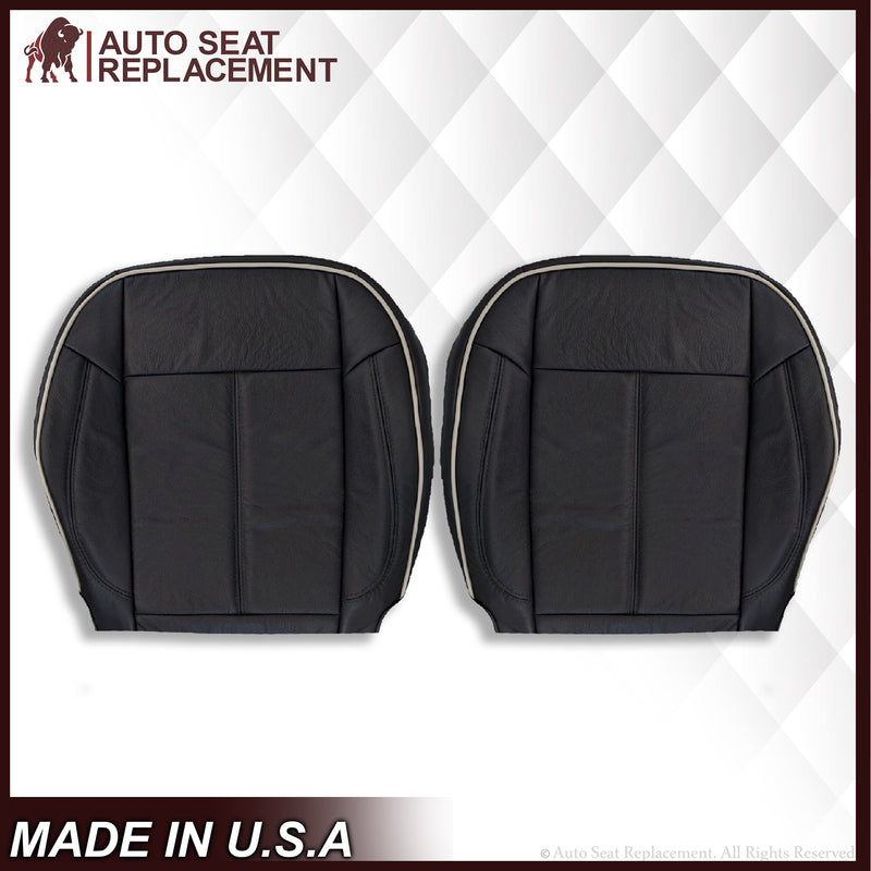 2006 2007-2010 Hummer H3 Adventure Bottom Leather Seat Covers in Black Leather or Vinyl - Auto Seat Replacement