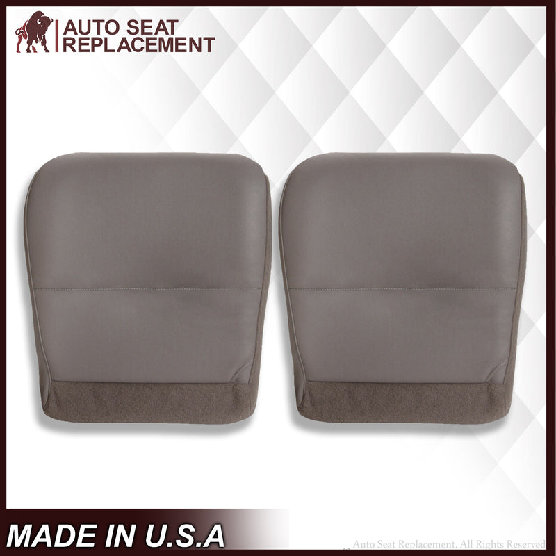 2008 2009 2010 Ford F250 F350 Super Duty XL Work Truck Bottom Seat Covers in Medium Stone Gray - Auto Seat Replacement