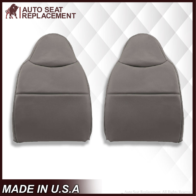 2008 2009 2010 Ford F250 F350 Super Duty XL Work Truck Bottom Seat Covers in Medium Stone Gray - Auto Seat Replacement