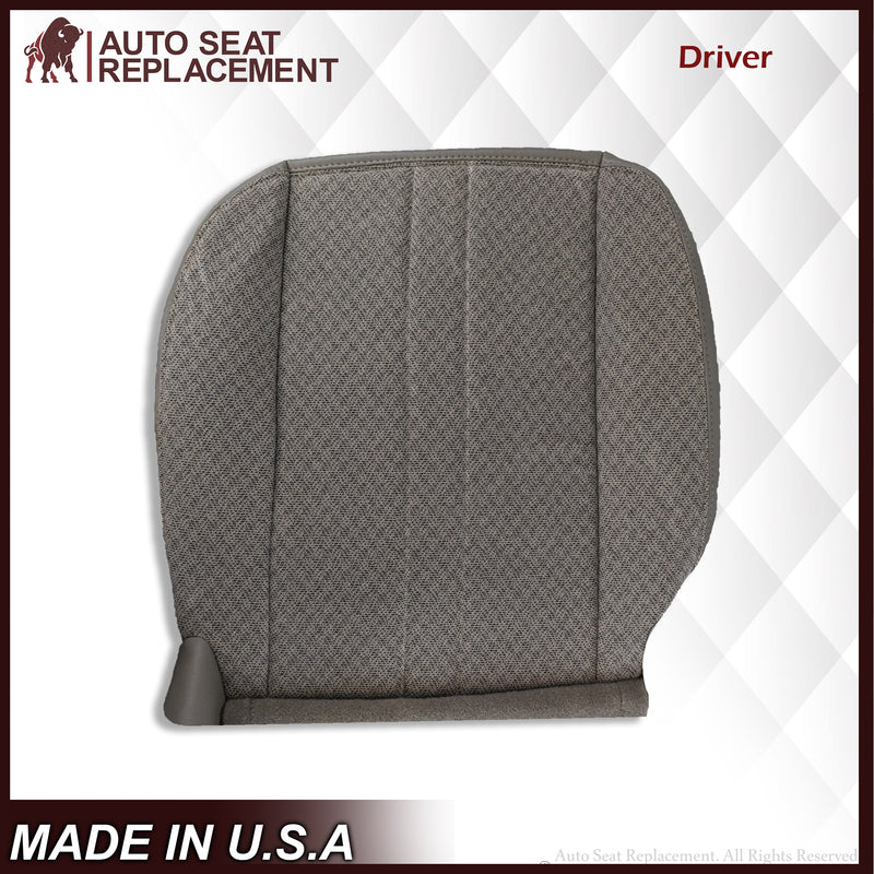 2003-2018 Chevy Express 1500 2500 3500 Cloth Seat Covers in Pewter Gray - Auto Seat Replacement