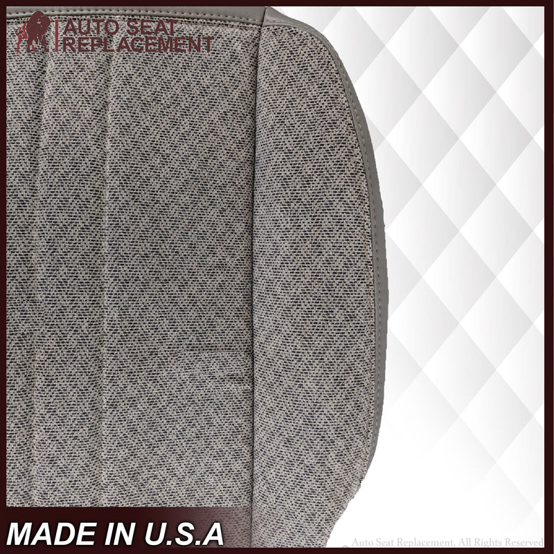 2003-2018 Chevy Express 1500 2500 3500 Cloth Seat Covers in Pewter Gray - Auto Seat Replacement