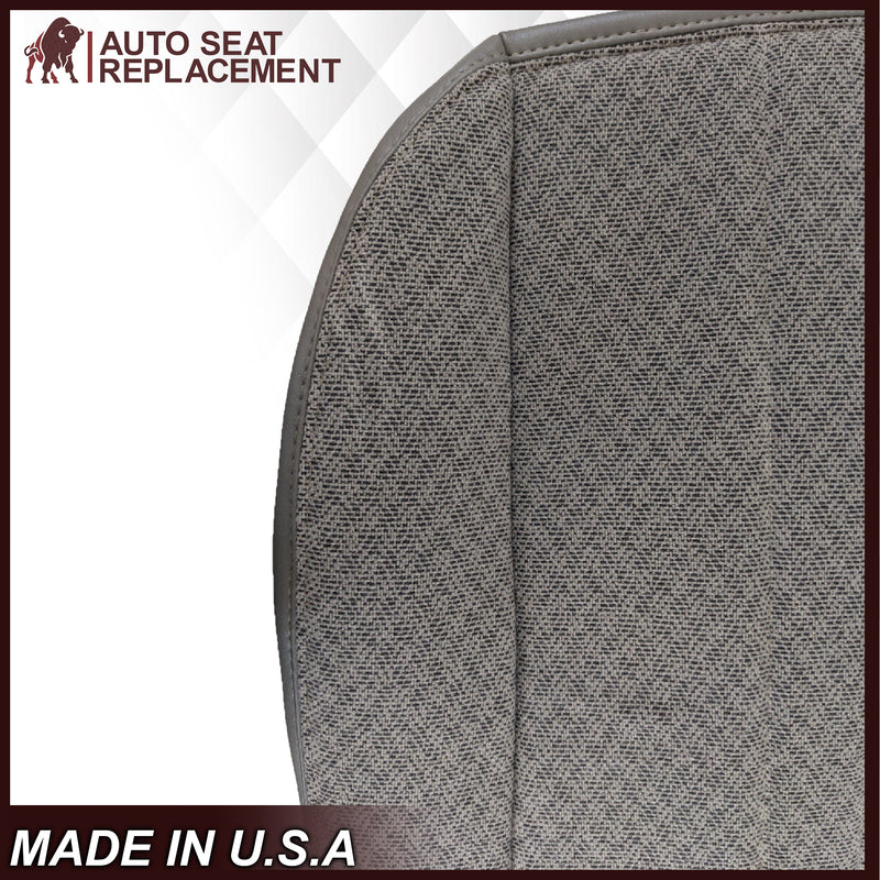 2003-2018 Chevy Express 1500 2500 3500 Cloth Seat Covers in Pewter Gray - Auto Seat Replacement