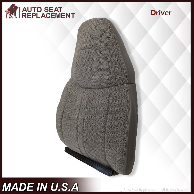 2003-2018 Chevy Express 1500 2500 3500 Cloth Seat Covers in Pewter Gray - Auto Seat Replacement