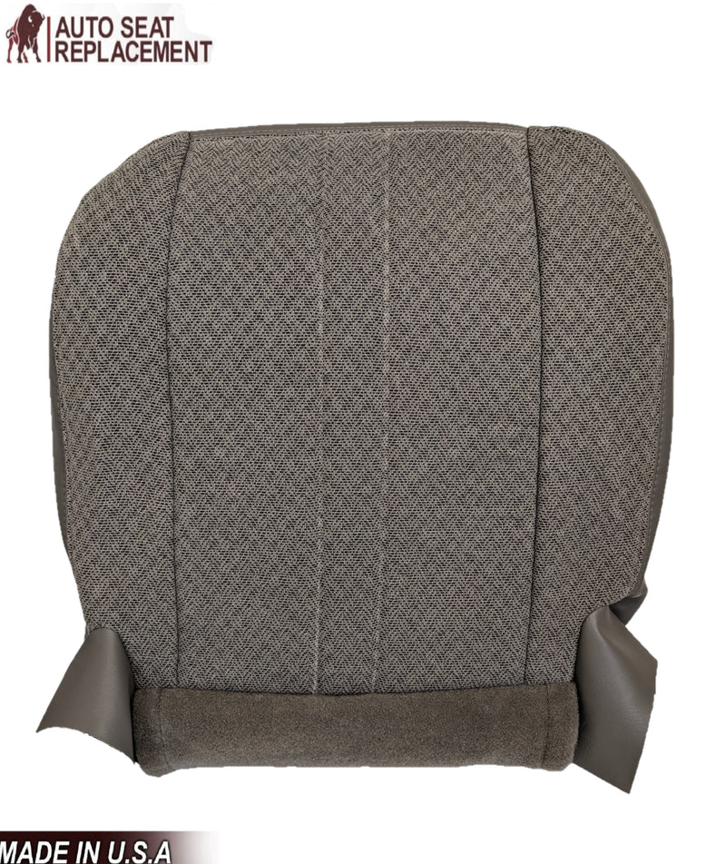 2003-2018 Chevy Express 1500 2500 3500 Cloth Seat Covers in Pewter Gray - Auto Seat Replacement