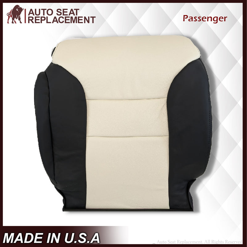 1995-1999 Chevy Tahoe Suburban Silverado Seat Cover in White and Black Choose: Leather or Vinyl - Auto Seat Replacement
