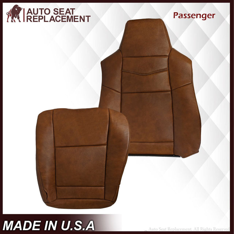 2002-2007 Ford F250 F350 King Ranch Replacement Genuine Leather OR Vinyl Front Seat Covers - Auto Seat Replacement