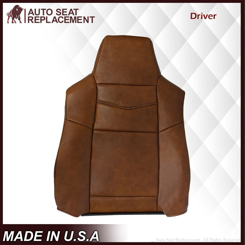 2002-2007 Ford F250 F350 King Ranch Replacement Genuine Leather OR Vinyl Front Seat Covers - Auto Seat Replacement