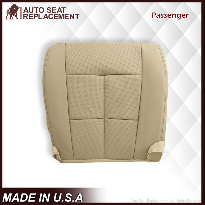 2007 2008 2009 2010 2011 2012 2013 2014 Lincoln Navigator Bottom Seat Cover in Camel Tan Leather or Vinyl - Auto Seat Replacement
