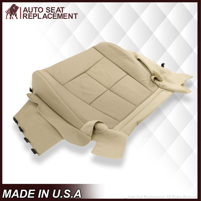 2007 2008 2009 2010 2011 2012 2013 2014 Lincoln Navigator Bottom Seat Cover in Camel Tan Leather or Vinyl - Auto Seat Replacement