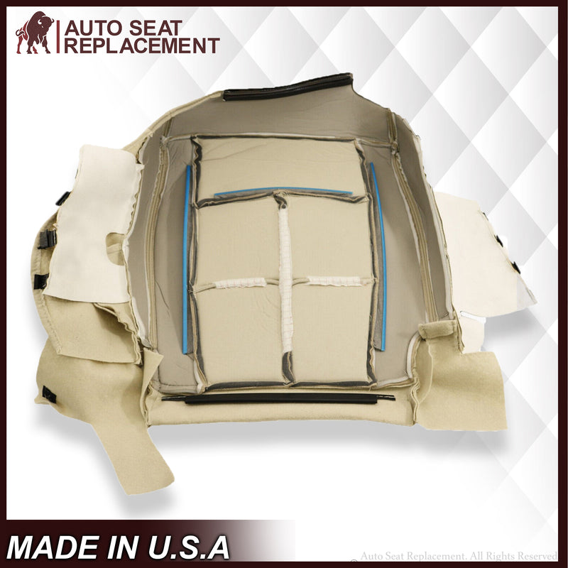 2007 2008 2009 2010 2011 2012 2013 2014 Lincoln Navigator Bottom Seat Cover in Camel Tan Leather or Vinyl - Auto Seat Replacement