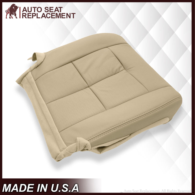 2007 2008 2009 2010 2011 2012 2013 2014 Lincoln Navigator Bottom Seat Cover in Camel Tan Leather or Vinyl - Auto Seat Replacement