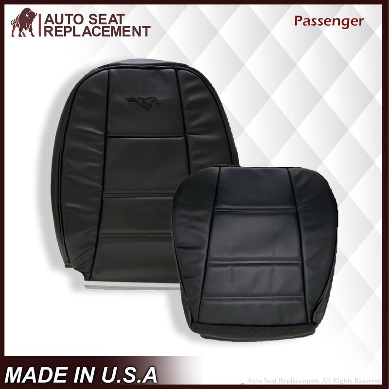 1999-2004 Ford Mustang V6 Seat Cover in Ebony Black: Choose From Variation - Auto Seat Replacement
