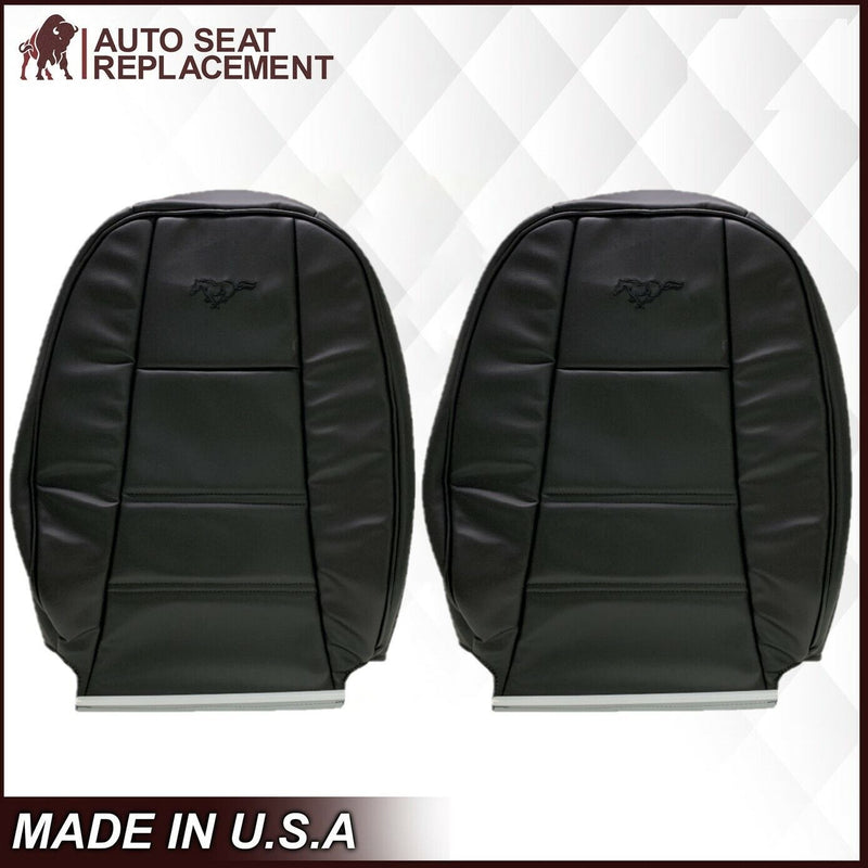 1999-2004 Ford Mustang V6 Seat Cover in Ebony Black: Choose From Variation - Auto Seat Replacement