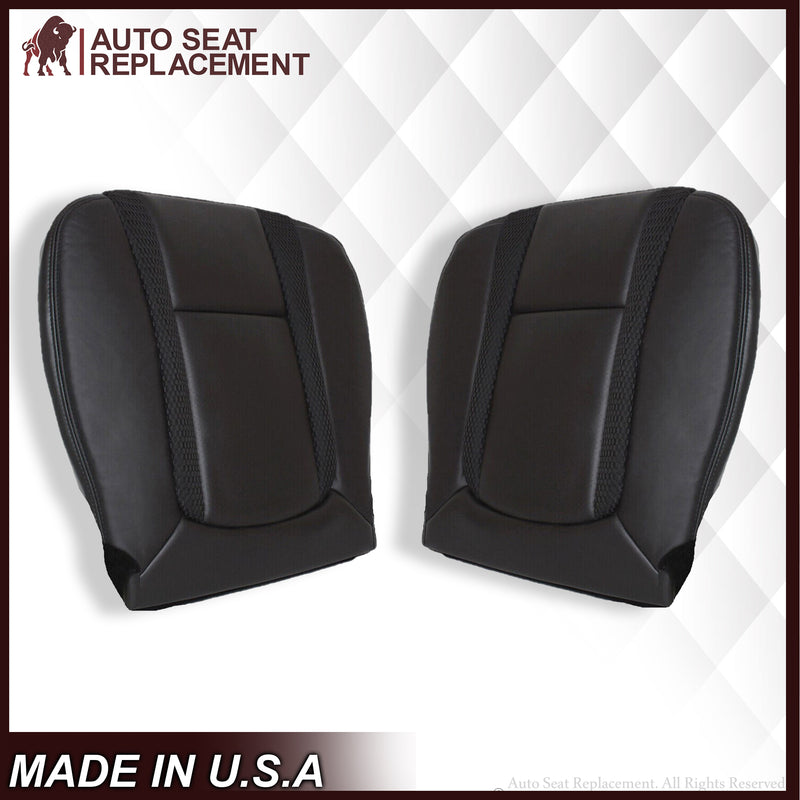 2010 2011 2012 2013 2014 Ford F150 Raptor Bottom Perforated Seat Cover in Black Choose: Leather or Vinyl - Auto Seat Replacement