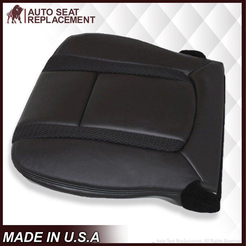 2010 2011 2012 2013 2014 Ford F150 Raptor Bottom Perforated Seat Cover in Black Choose: Leather or Vinyl - Auto Seat Replacement