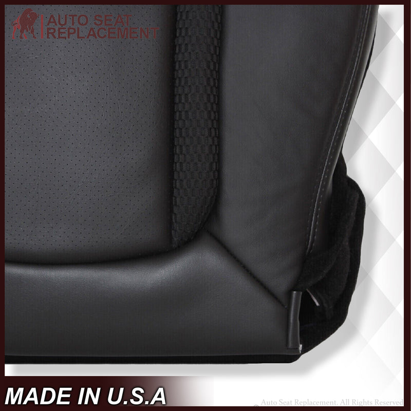 2010 2011 2012 2013 2014 Ford F150 Raptor Bottom Perforated Seat Cover in Black Choose: Leather or Vinyl - Auto Seat Replacement