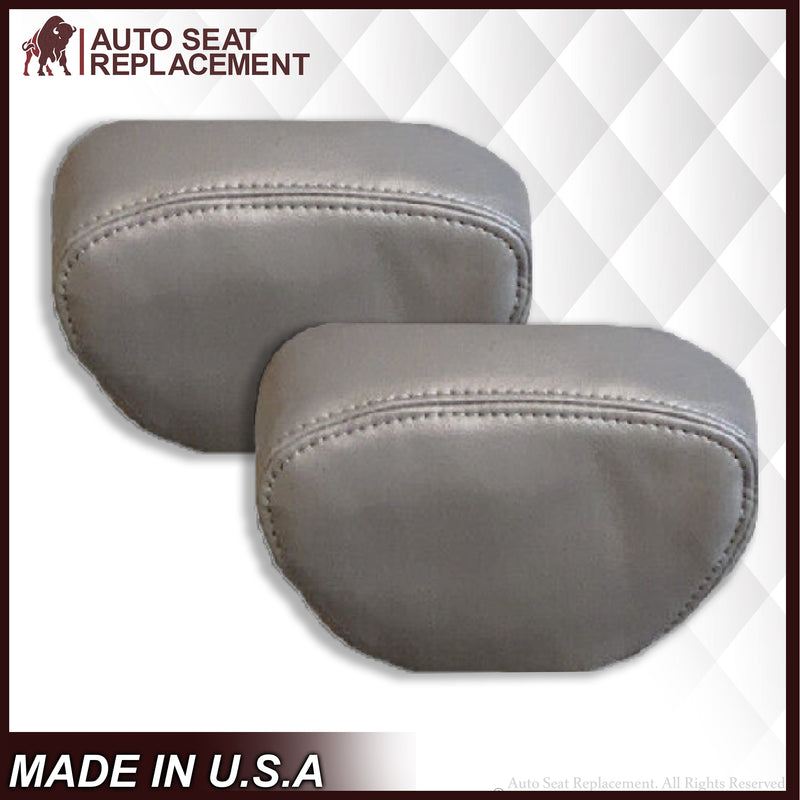 2001 2002 2003 Ford F350/F250 Lariat Extended Cab SECOND ROW Perforated Leather Seat Cover in Gray - Auto Seat Replacement