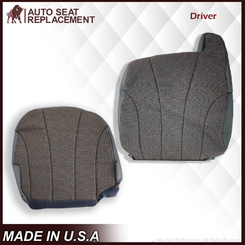 1999-2002 Chevy Silverado Work Truck in Dark Gray Cloth - Auto Seat Replacement
