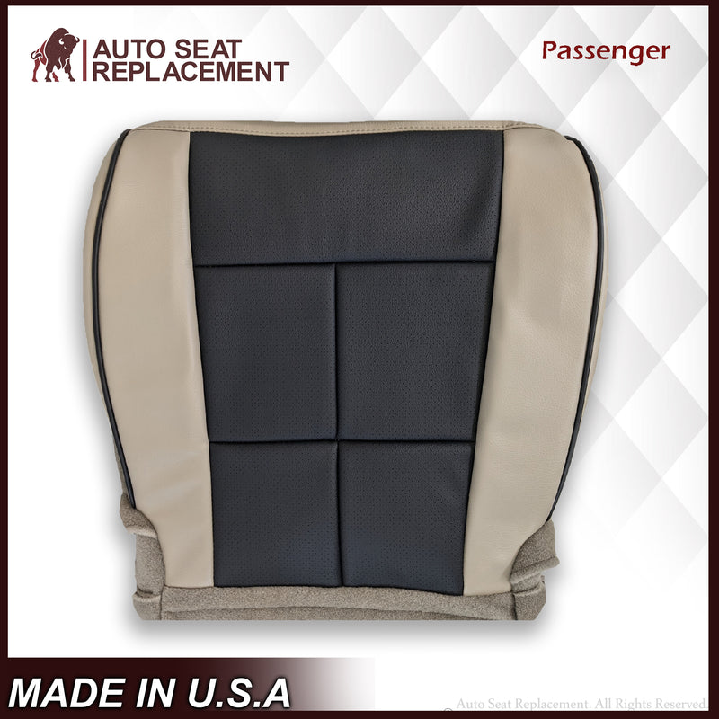 2010 2011 2012 2013 Lincoln Navigator Seat Cover Black-Tan Choose Leather or Vinyl - Auto Seat Replacement