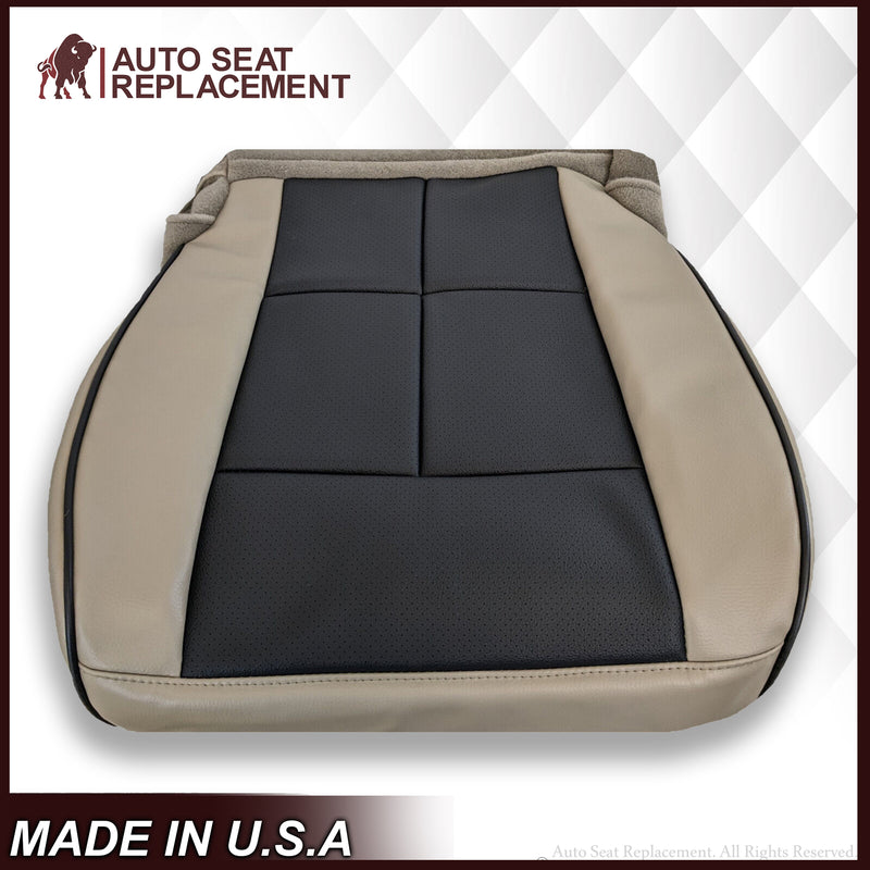 2010 2011 2012 2013 Lincoln Navigator Seat Cover Black-Tan Choose Leather or Vinyl - Auto Seat Replacement